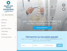 Tablet Screenshot of healthlinkva.com